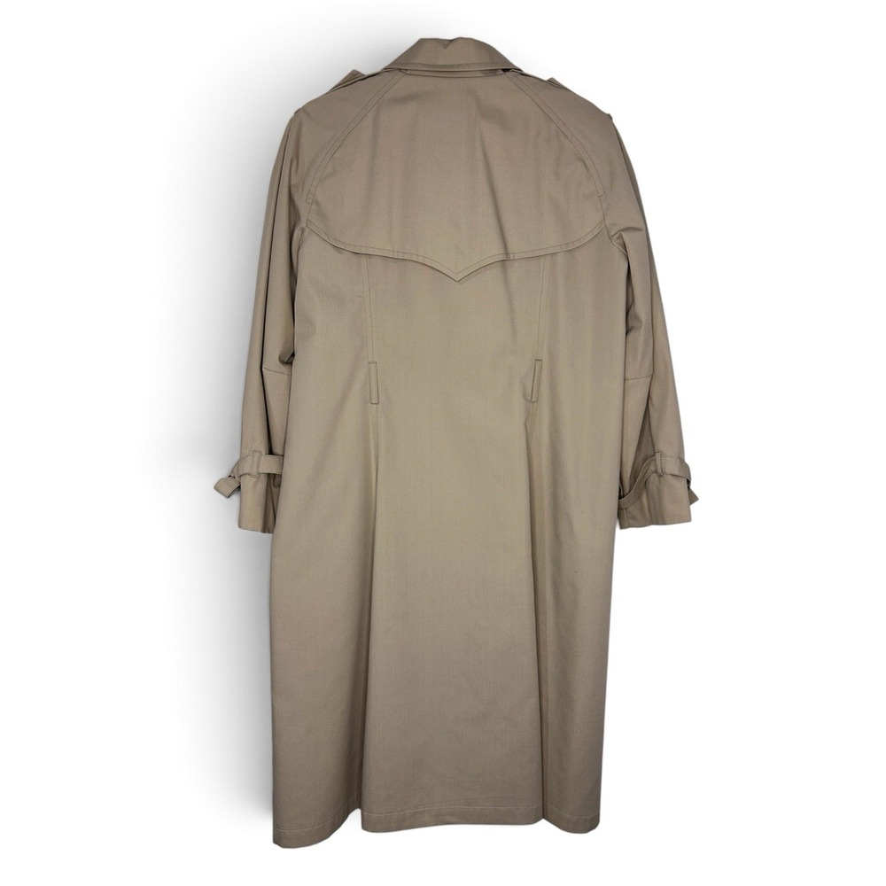 Vintage London Fog Women's 12P Beige Belted Trench Coat Zip-Out Liner - Picture 2 of 11